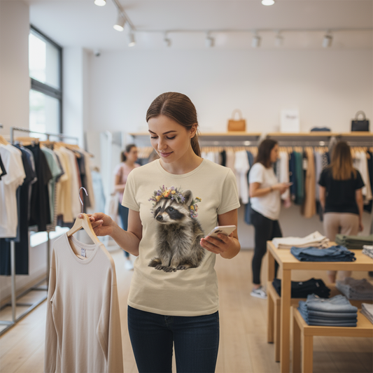 Waschbär - Premium T-Shirt