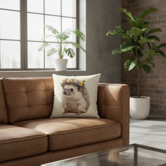 Igel - Kissen natur 40x40cm