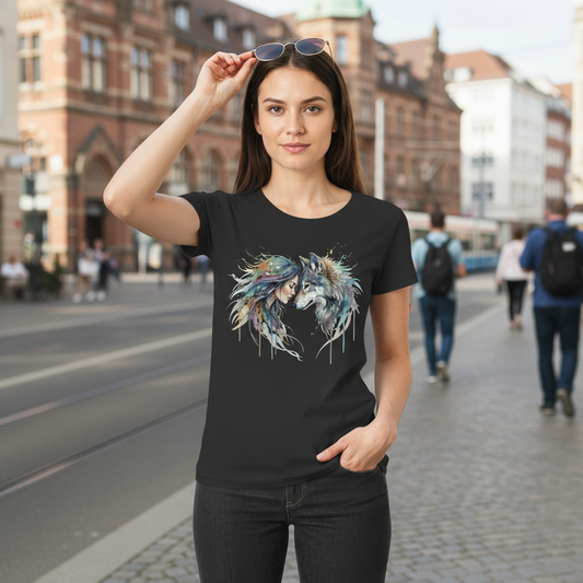 Wolf Spirit - Ladies Premium T-Shirt